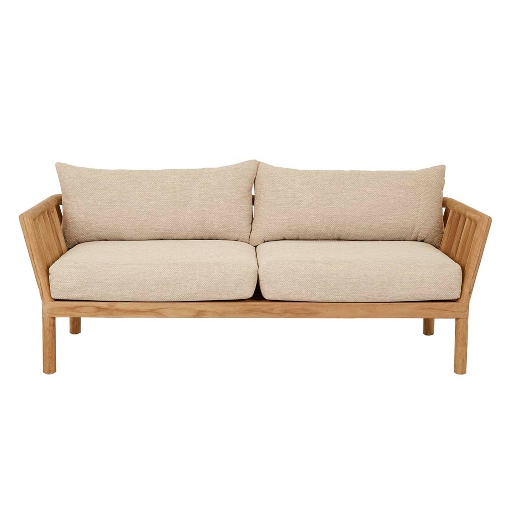 Sicily Frame 3 Seater Sofa - Desert - Natural Teak