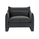 Sidney Peak Sofa Chair - Nocturne Velvet
