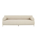 Sidney Renzo 3 Seater Sofa - Driftwood - Bisque