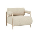 Sidney Renzo Sofa Chair - Driftwood - Bisque