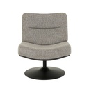 Preston Occasional Chair - Peppercorn - Vintage Grey PU