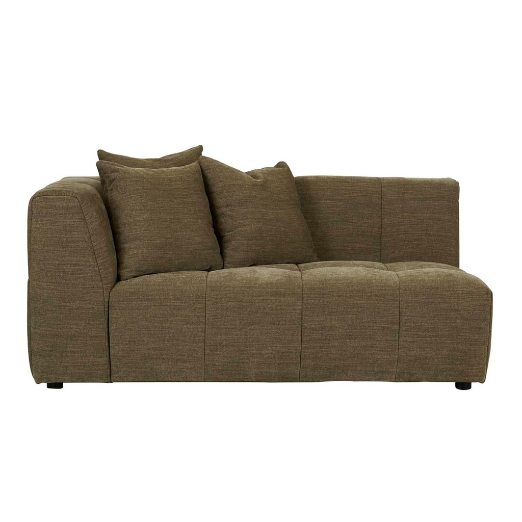 Sidney Slouch 2 Seater Left Arm Sofa - Warwick Copeland Olive