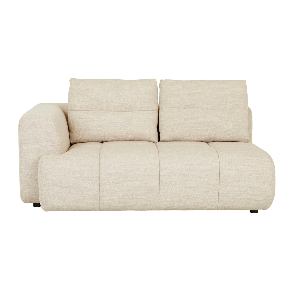 Sidney Tullio 2 Seater Left Arm Sofa - Natural Speckle