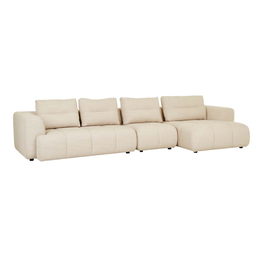 [SIDNEY-SIDNEY-TULLIO-NATURAL-SPECKLE] Sidney Tullio Corner Sofa - Natural Speckle