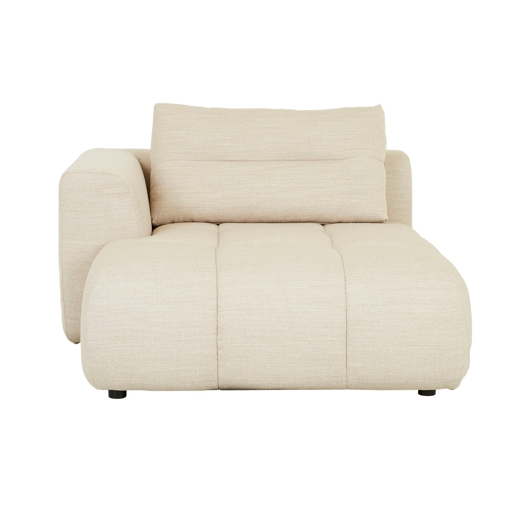 Sidney Tullio Left Chaise Sofa - Natural Speckle