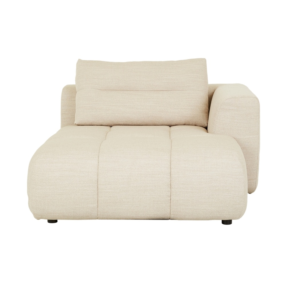 Sidney Tullio Right Chaise Sofa - Natural Speckle