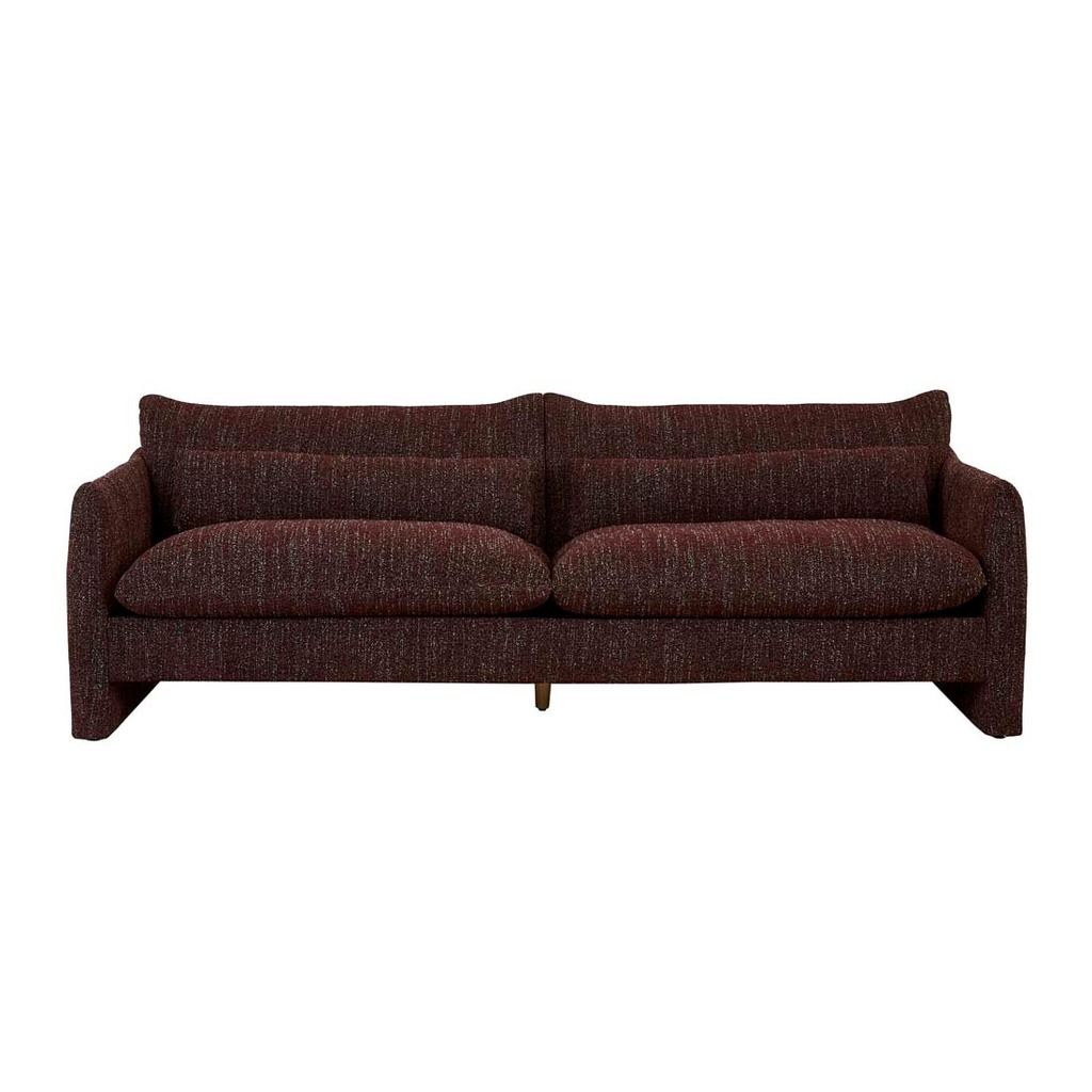 Sidney Peak 3 Seater Sofa - Plum Speckle