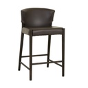 Ronda Barstool - Cigar Leather - Bison Oak
