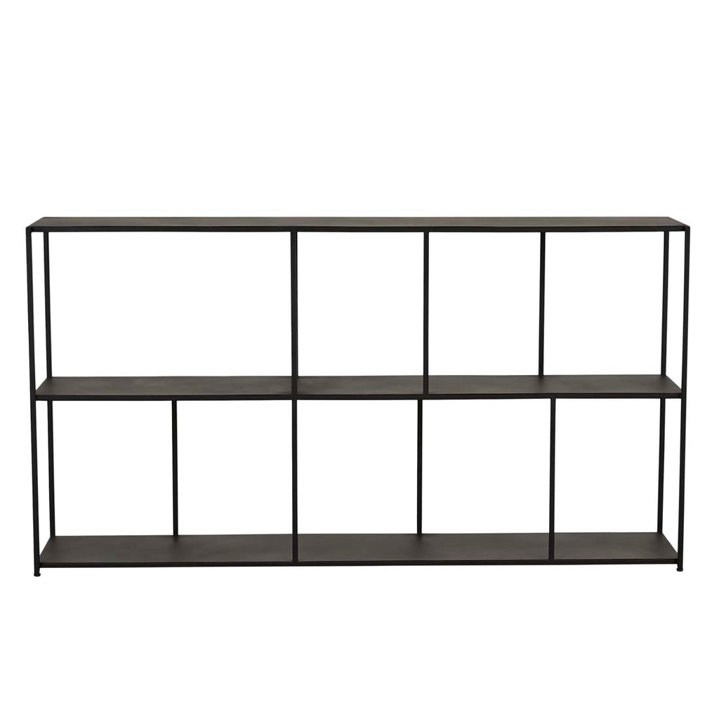 [SKETCH-GRILLO-WIDE-BOOKSHELF-BLACK-BOOK-SKE-GRIL-WIDE] Sketch Grillo Wide Bookshelf - Black