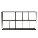 Sketch Grillo Wide Bookshelf - Black