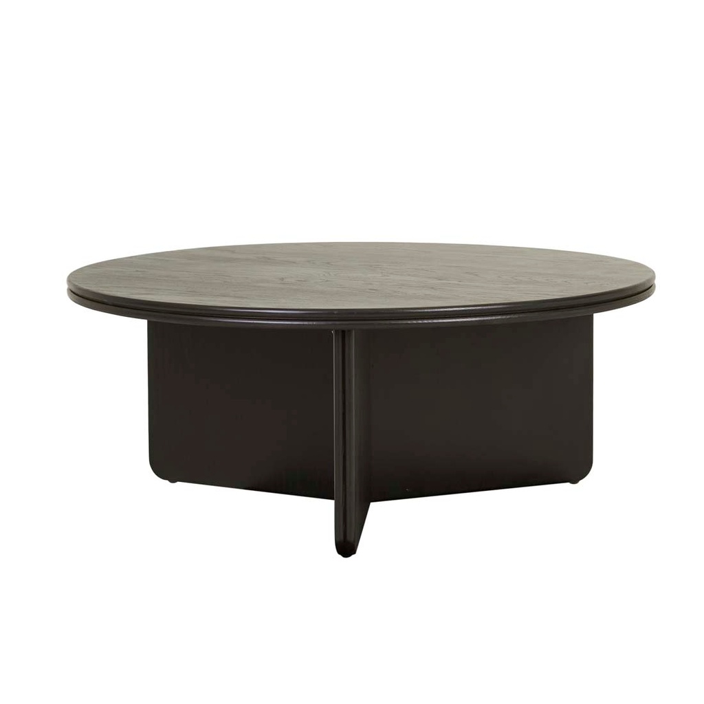Solstice Slice Coffee Table - Black Oak
