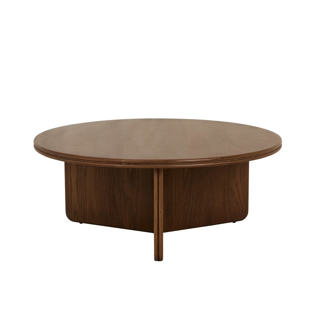 Solstice Slice Coffee Table - Mocha Oak