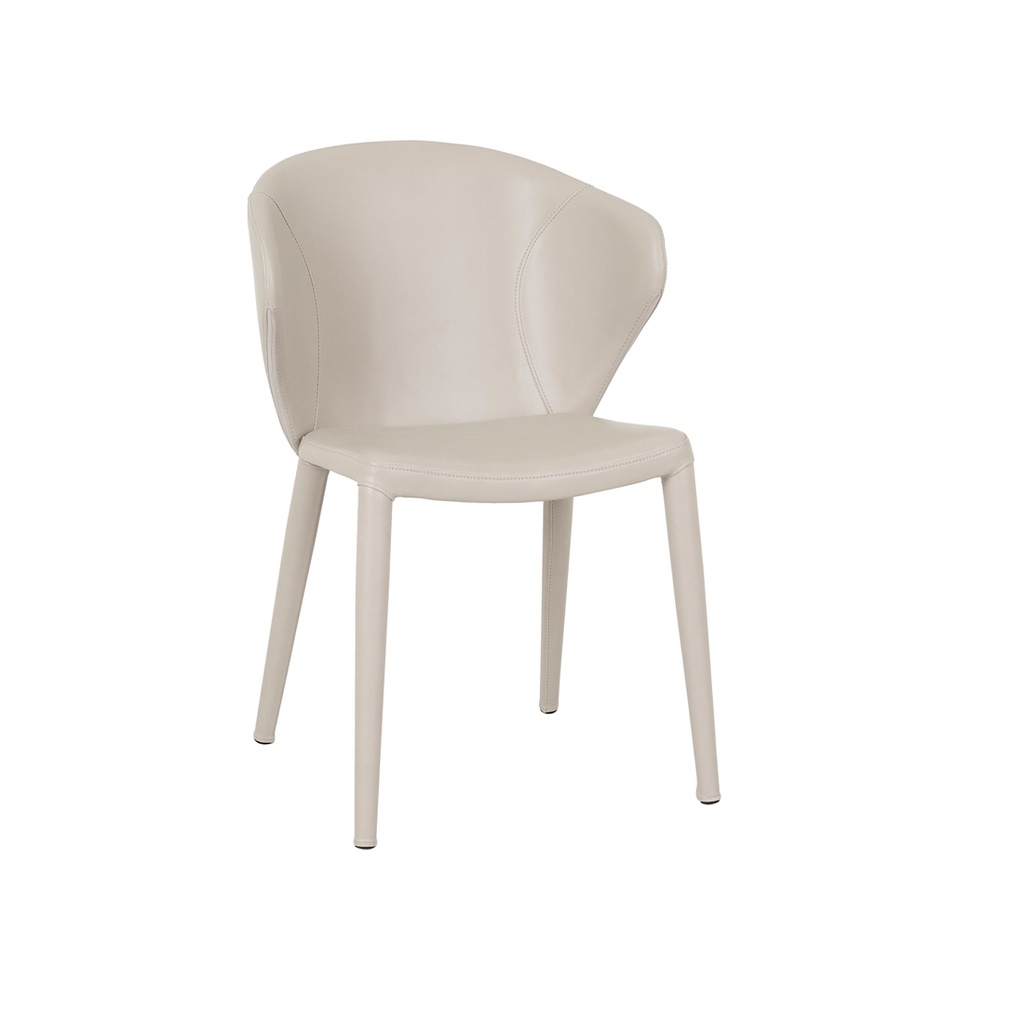 [THEO-DINING-CHAIR-SANDSTONE-PU-CH-THEO] Theo Dining Chair - Sandstone PU