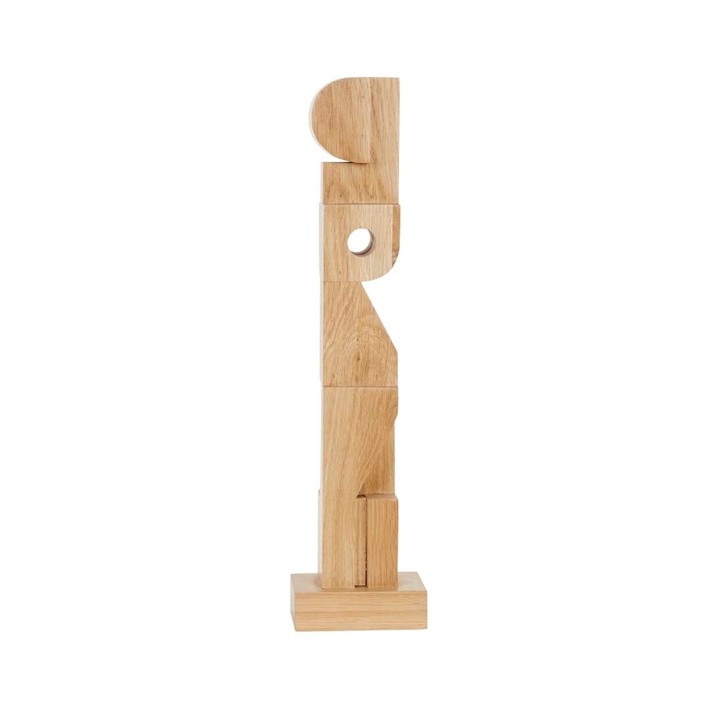 [THERON-GEO-SCULPTURE-NAT-OAK-DEC-THER-GEO-SCUL-X] Theron Geo Sculpture - Nat Oak