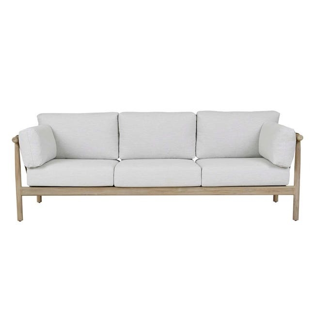 Tide Drift 3 Seater Sofa - Biscuit - Aged Teak