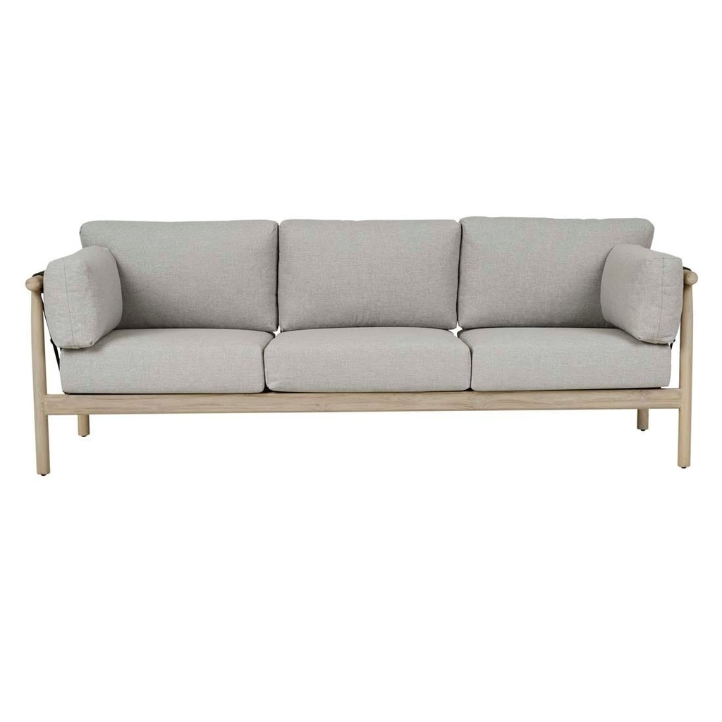 Tide Drift 3 Seater Sofa - SEAWEED - Aged Teak