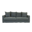 Tolv Sloopy 3 Seater Sofa - Kale Linen