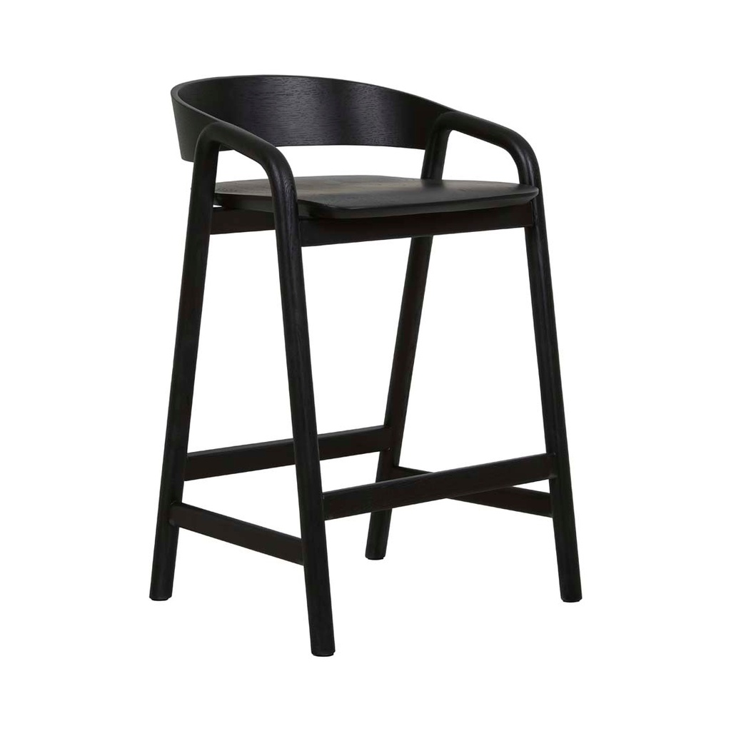 [TOLV-INLAY-BARSTOOL-BLACK-ONYX-BS-TOLV-INLAY-X] Tolv Inlay Barstool - Black Onyx