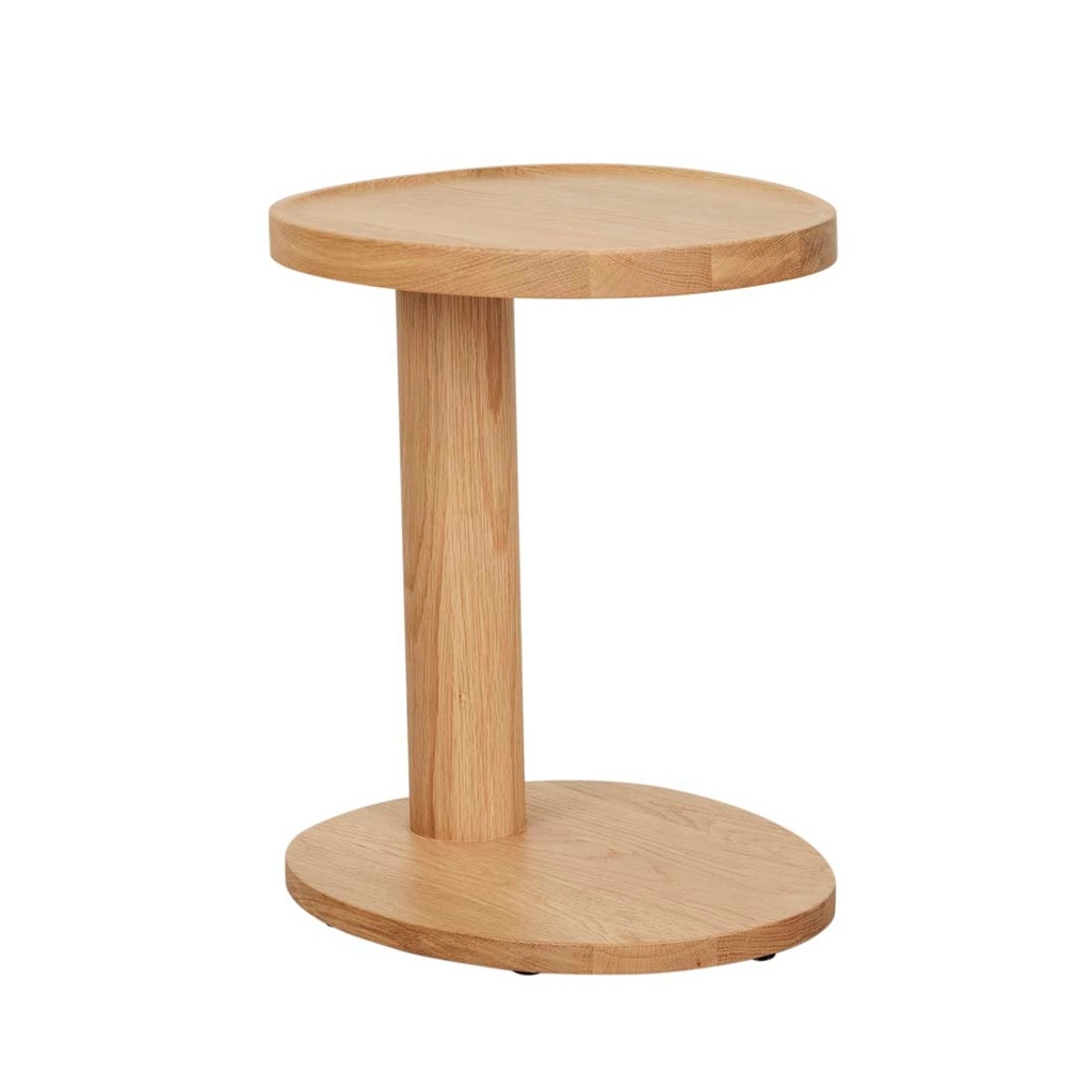 [TOLV-ISLET-SIDE-TABLE-LIGHT-OAK-LT-TOLV-ISLET] Tolv Islet Side Table - Light Oak