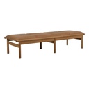 Tolv Neuf Bench Seat - Camel Leather - Light Oak