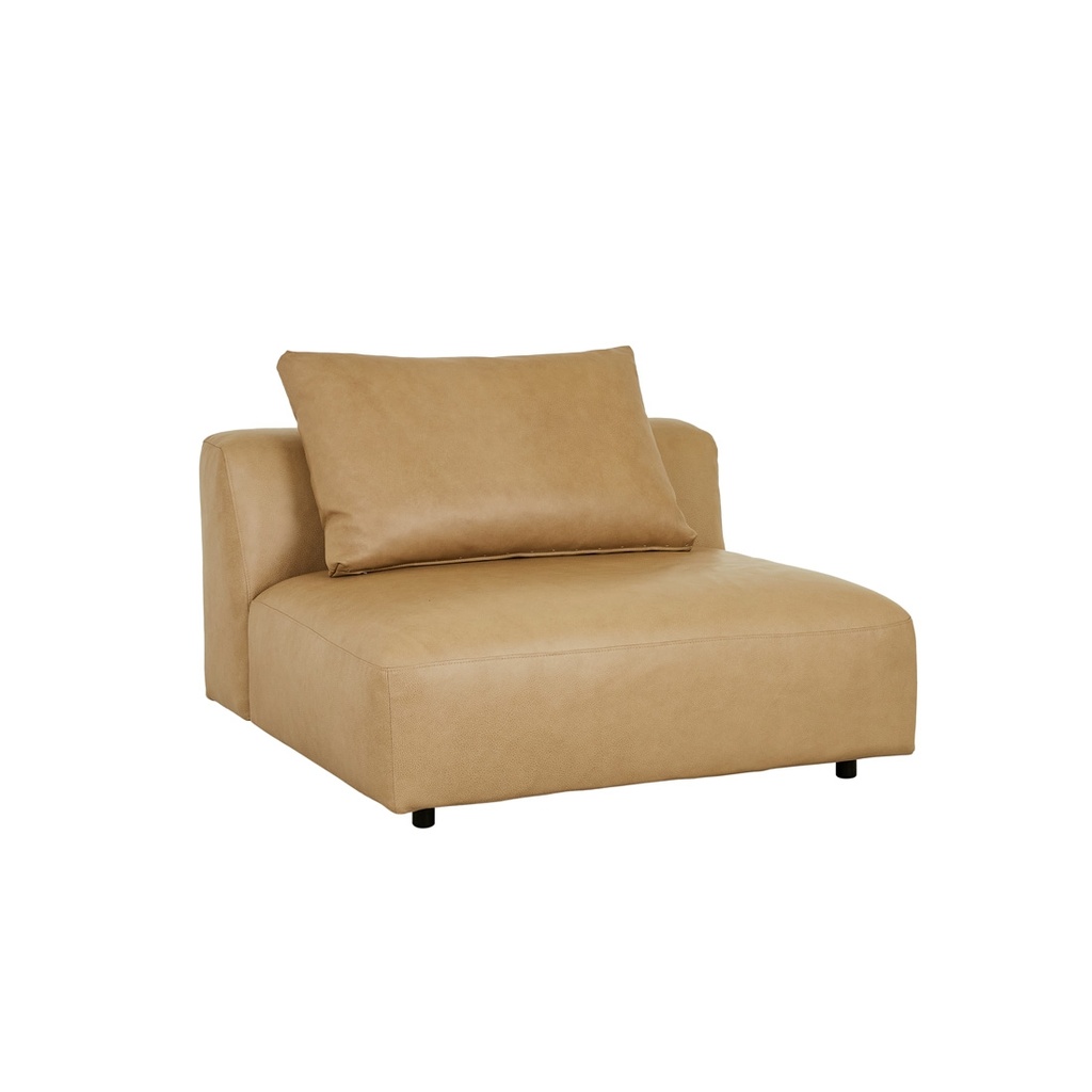 Tolv Peal Centre Sofa with Fixed Covers - Arena Leather