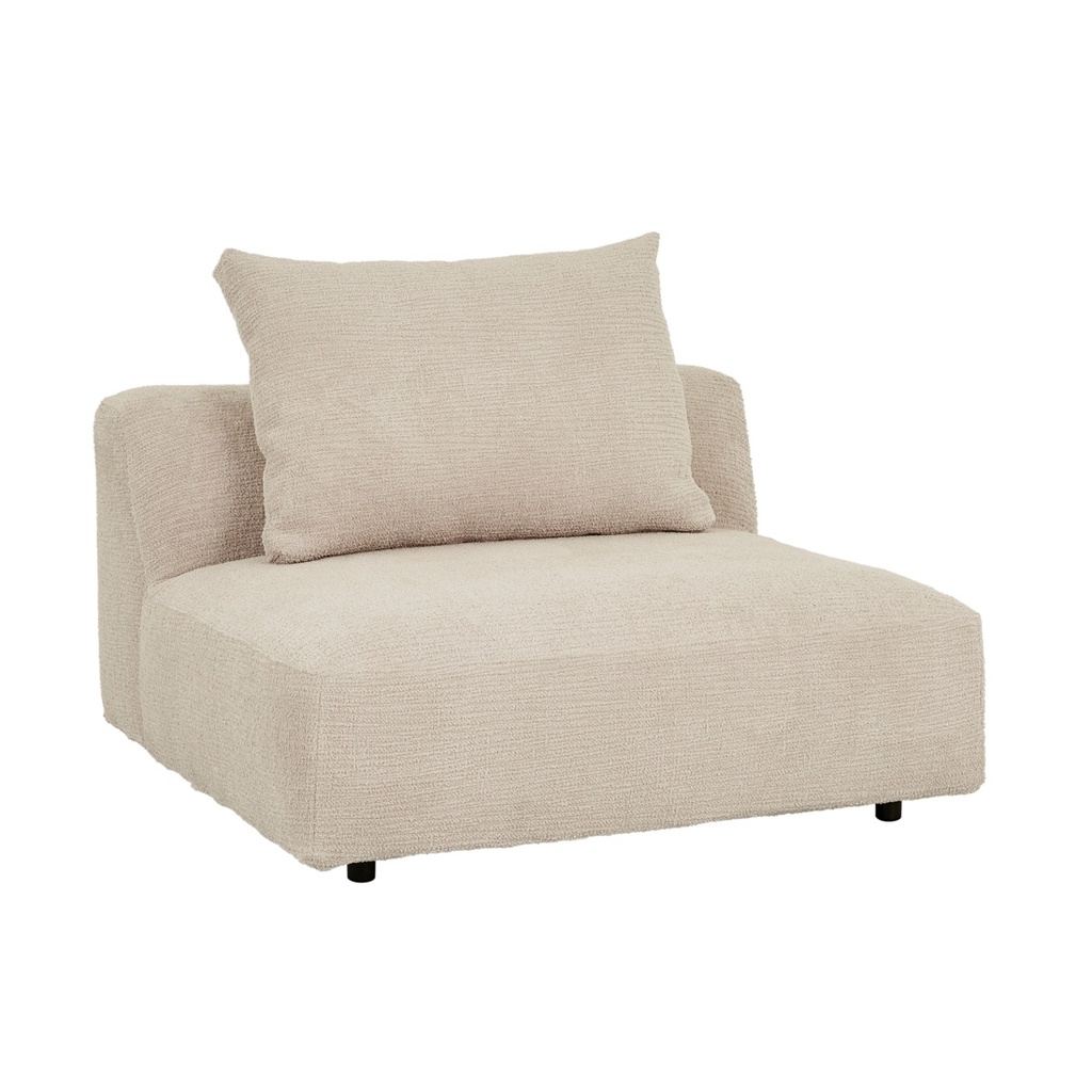Tolv Peal Centre Sofa with Loose Covers - Putty