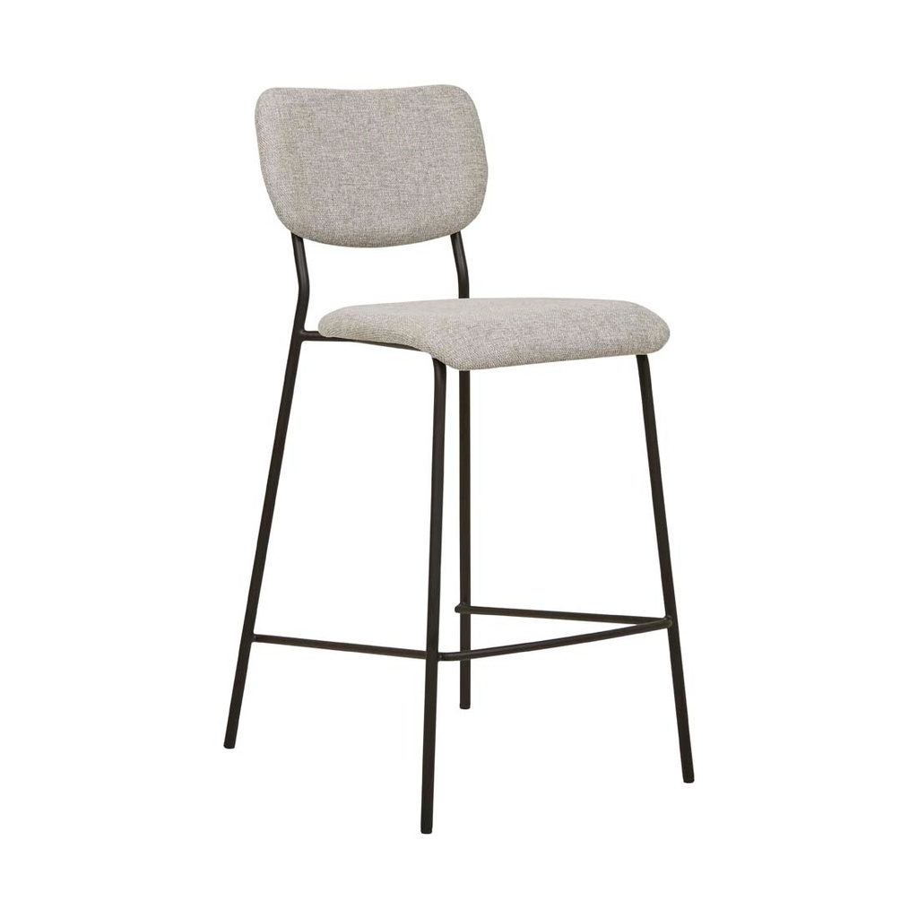 [TOMMY-BARSTOOL-WINTER-GREY-BLACK-METAL-BS-TOMMY-BLACK-METAL] Tommy Barstool - Winter Grey - Black Metal