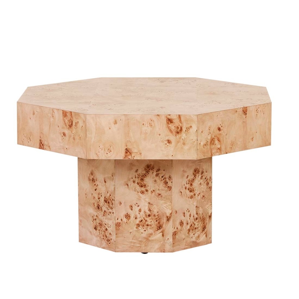 [TROVE-BURL-COFFEE-TABLE-LIGHT-BURL-CT-TROV-BRL] Trove Burl Coffee Table - Light Burl