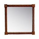 Trove Geo Mirror - Pecan