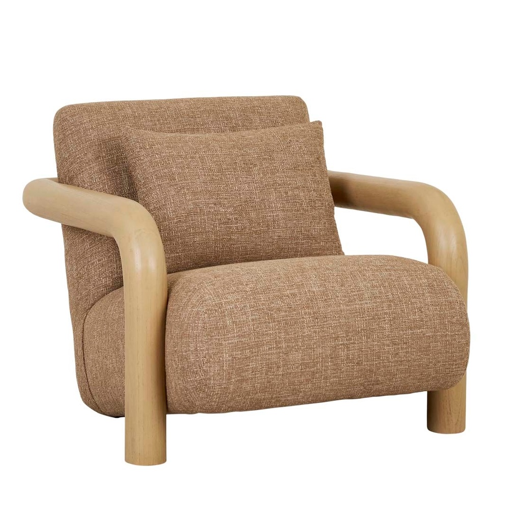 [TROVE-WRAP-OCCASIONAL-CHAIR-CARAMEL-WEAVE-NATURAL-MINDI-CH-TROV-WRP-OCC-NATURAL-MINDI] Trove Wrap Occasional Chair - Caramel Weave - Natural Mindi