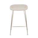 Turner Barstool - Feather Speckle - Chrome