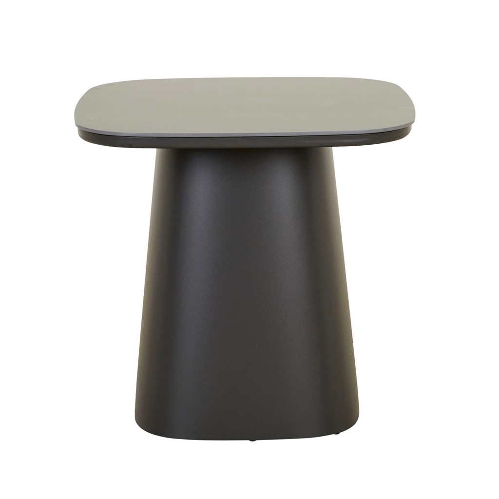 [VALENCIA-CURVE-SIDE-TABLE-CHARCOAL-STONE-BLACK-LT-VALE-CRV-BLACK] Valencia Curve Side Table - Charcoal Stone - Black