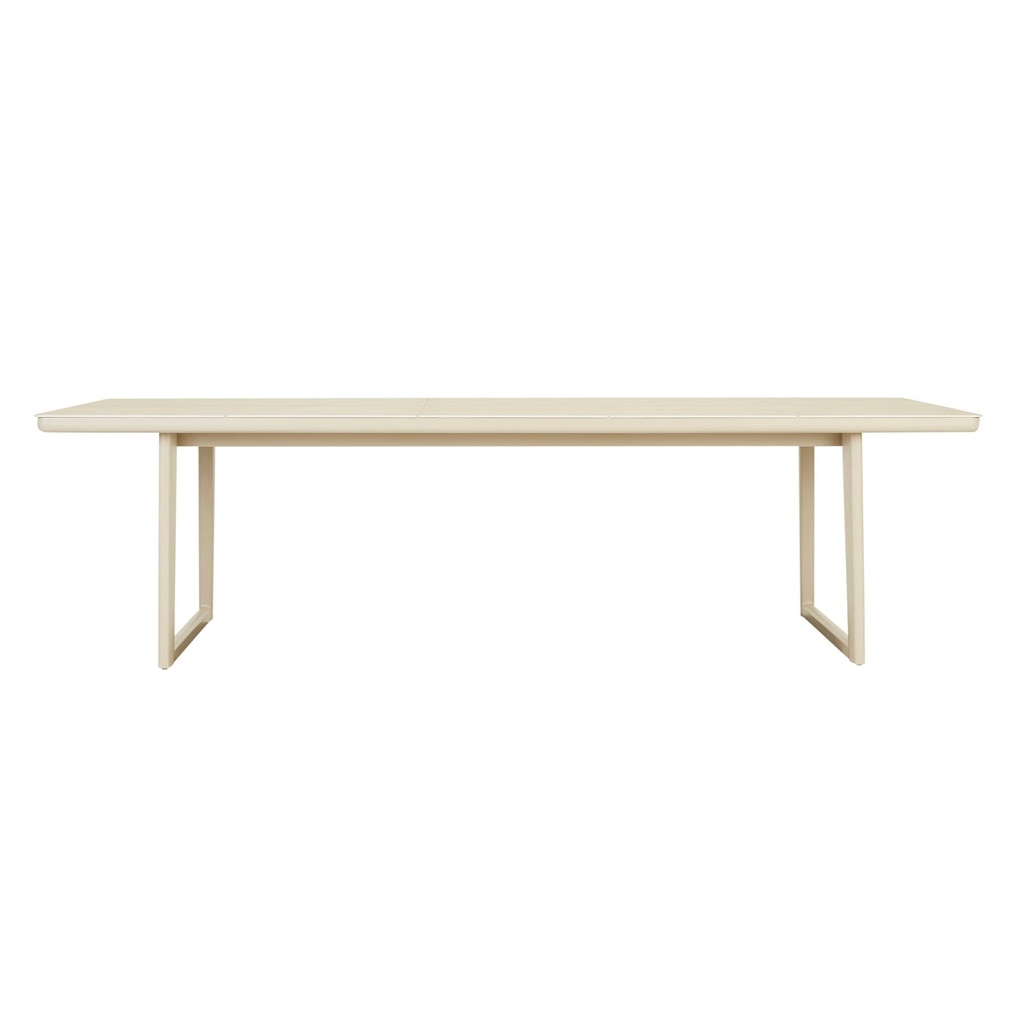 [VALENCIA-FRAME-DINING-TABLE-FAUX-TRAVERTINE-BEIGE-DT-VALE-FRM-X-BEIGE] Valencia Frame Dining Table - Faux Travertine - Beige