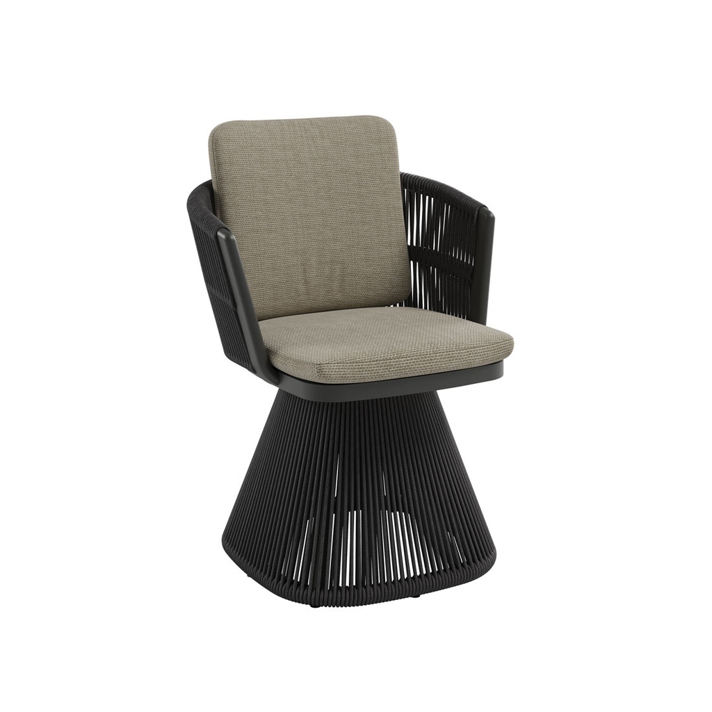 [VALENCIA-MARRAKESH-DINING-ARMCHAIR-CARBON-GREY-NATURAL-CH-VALE-MARKH-ARM-NATURAL] Valencia Marrakesh Dining Armchair - Carbon Grey - Natural