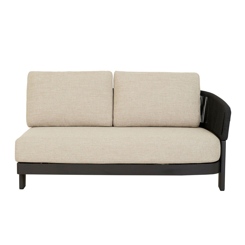 Valencia Rope 2 Seater Right Arm Sofa - Natural