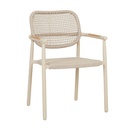 Valencia Weave Dining Armchair - Sand