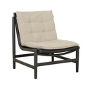 Valencia Weave Occasional Chair - Natural - Carbon Grey