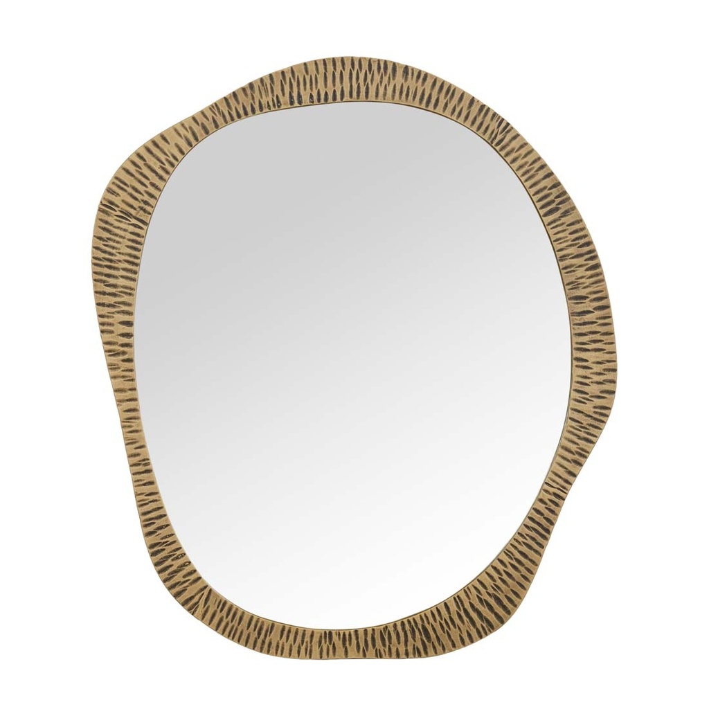 [VERONA-ABSTRACT-MIRROR-ANTIQUE-BRASS-MIR-VERO-ABS-X] Verona Abstract Mirror - Antique Brass