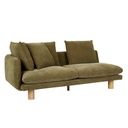 Vittoria Elliot 2 Seater Left Sofa - Copeland Olive