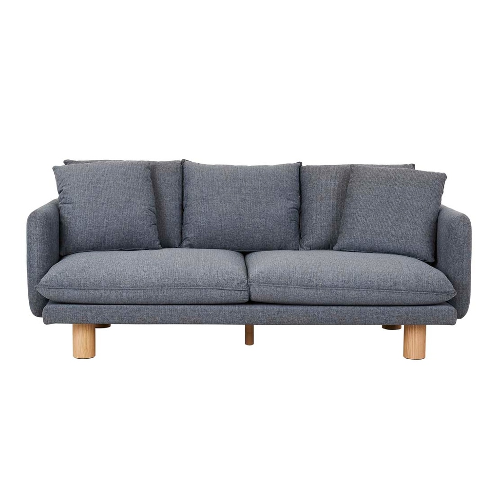 Vittoria Elliot 3 Seater Sofa - Prussian - Natural Ash