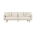 Vittoria Elliot 4 Seater Sofa - Staunch Almond - Natural Ash