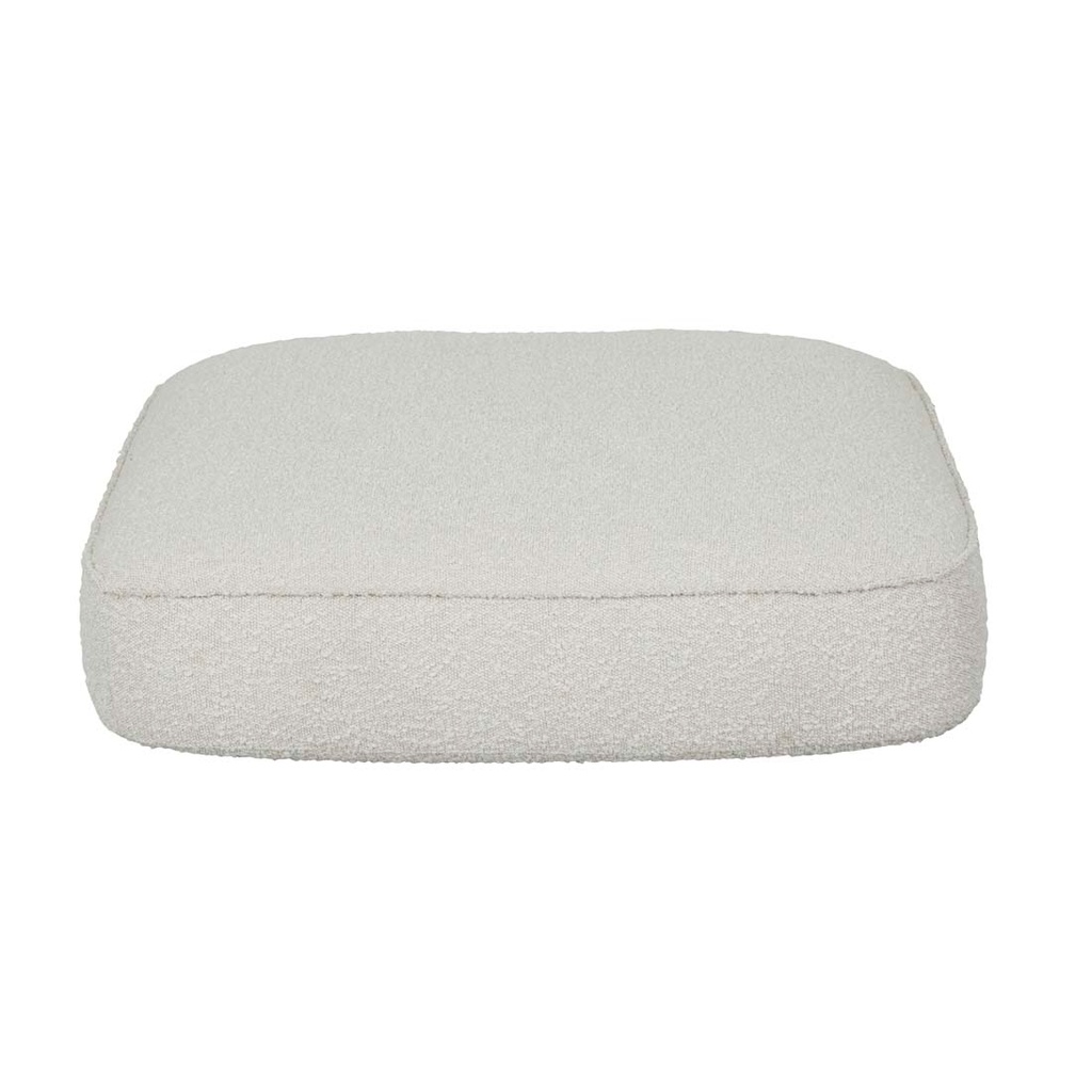 Vittoria Retreat Square Ottoman - Oat Boucle