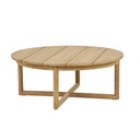Wilomena Round Coffee Table - Natural Teak