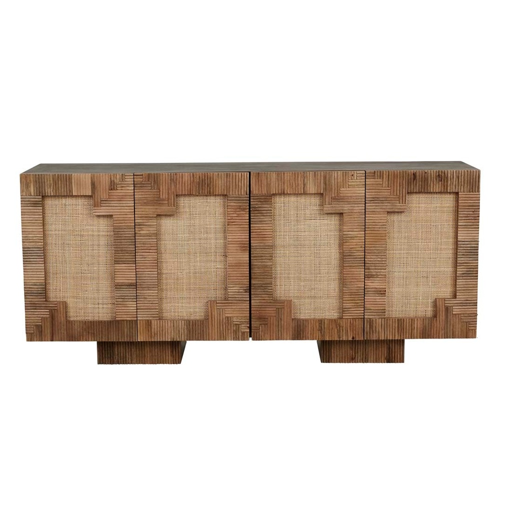 [ZEPHYR-WOVEN-BUFFET-NATURAL-BROWN-BUF-ZEPH-WOV-BROWN] Zephyr Woven Buffet - Natural - Brown