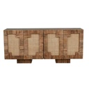 Zephyr Woven Buffet - Natural - Brown