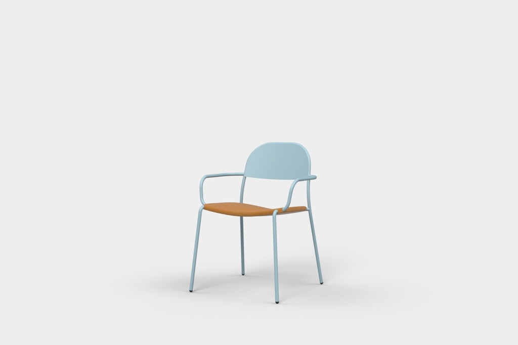 [FLS481680-042] Ex-display - Clay Chair With Arms Reef