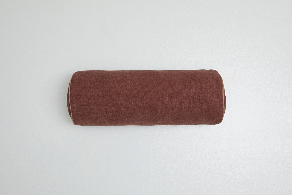 [DUP-66-MAH] Duke Pipe Bolster Cushion Mahogany