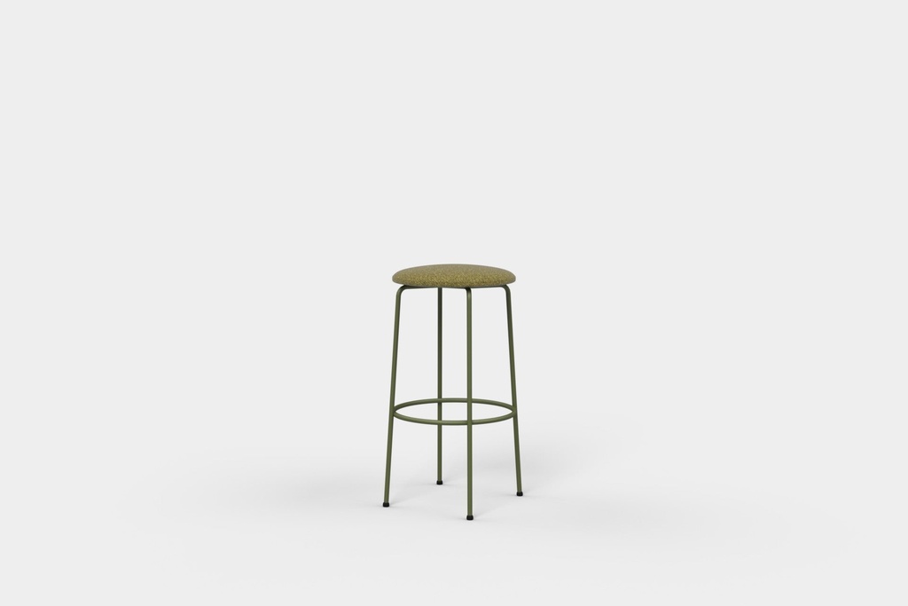Kai Bar Stool High Upholstered Seat