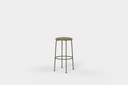 Kai Bar Stool High Upholstered Seat