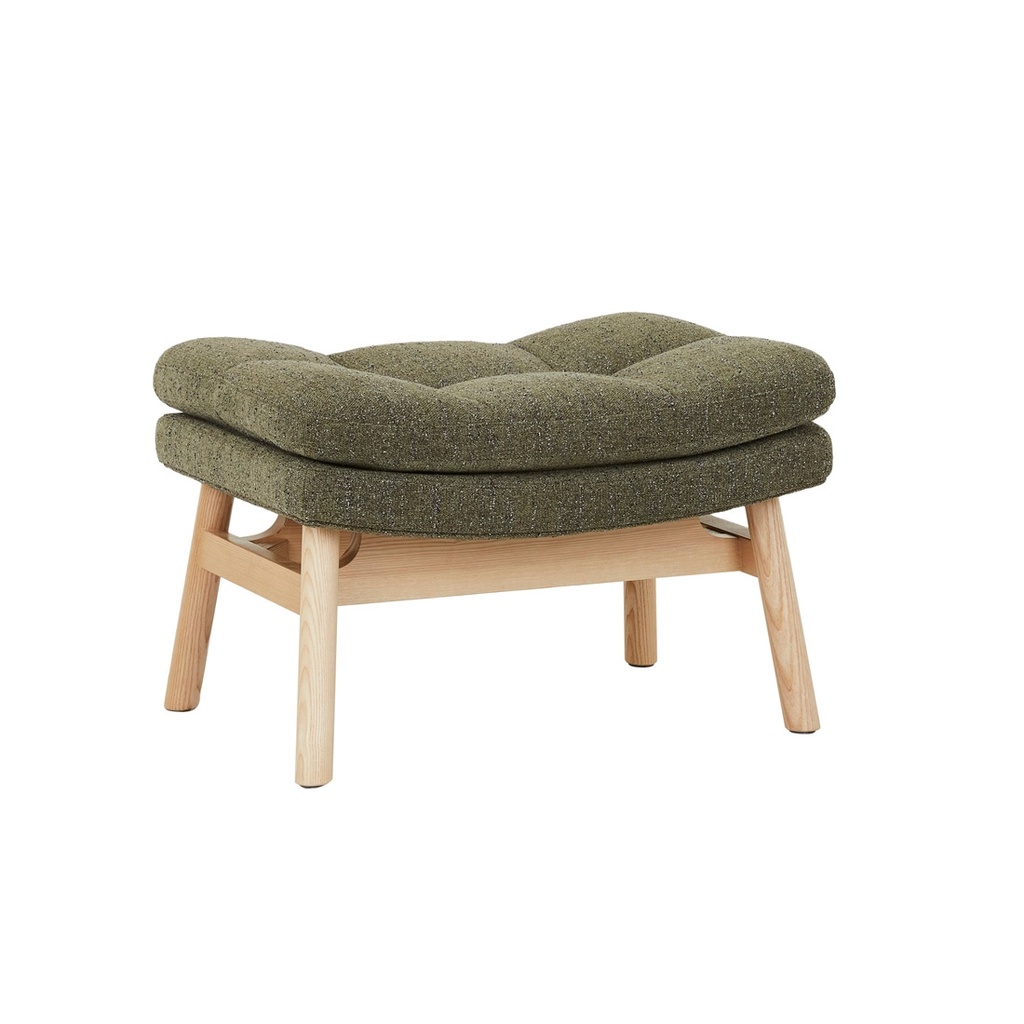 [CH-KIP-OCC-OTT-LEEK-GREEN-NATURAL-ASH] Kip Ottoman - Leek Green - Natural Ash